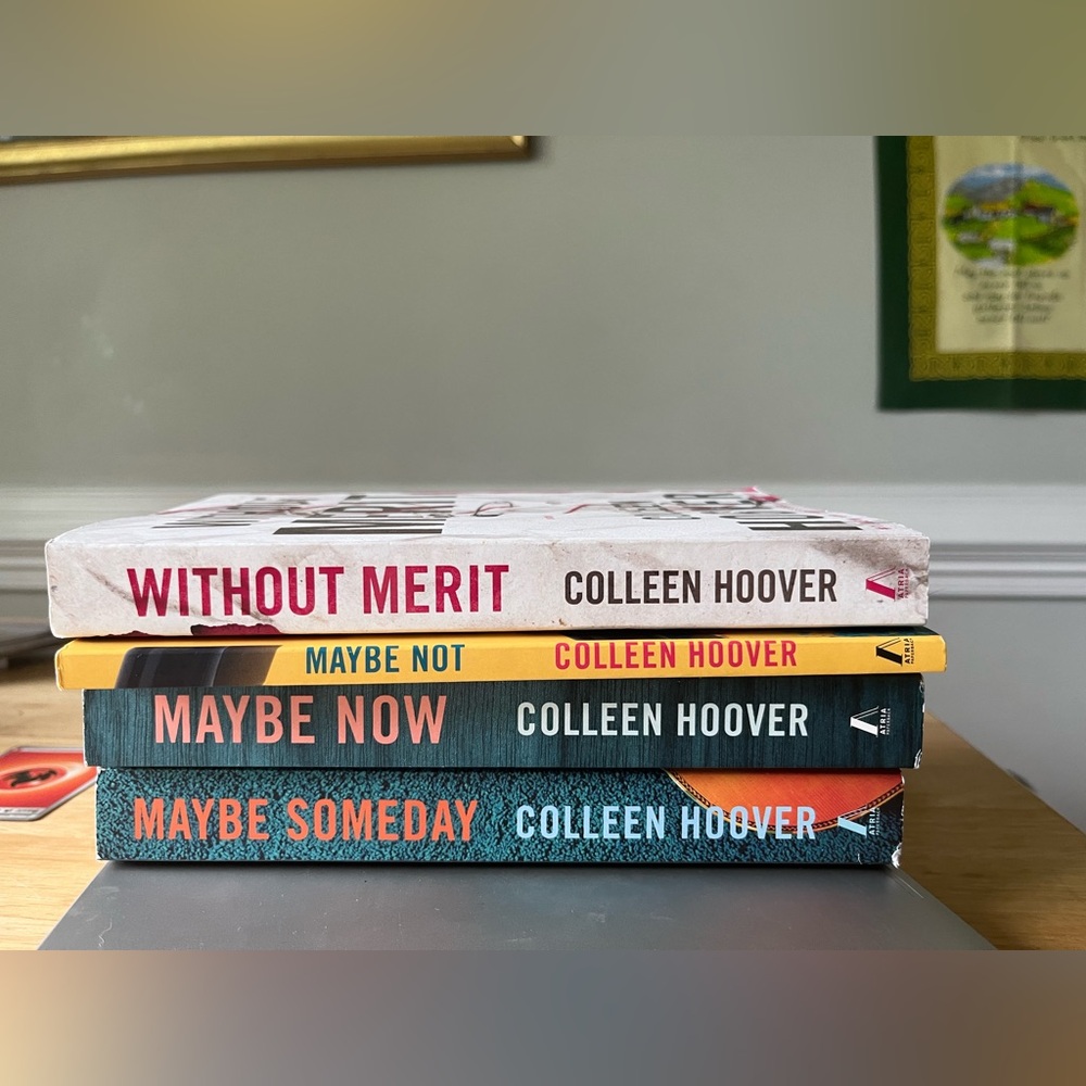 Maybe Someday SERIES and Without Merit novels from Colleen Hoover
